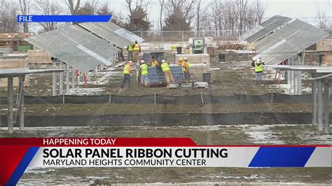 Ameren Missouri hosts solar panel ribbon cutting today